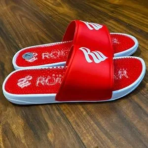 Rocawear | Shoes | Rocawear Massage Slides Red White Size 7  display picture 3